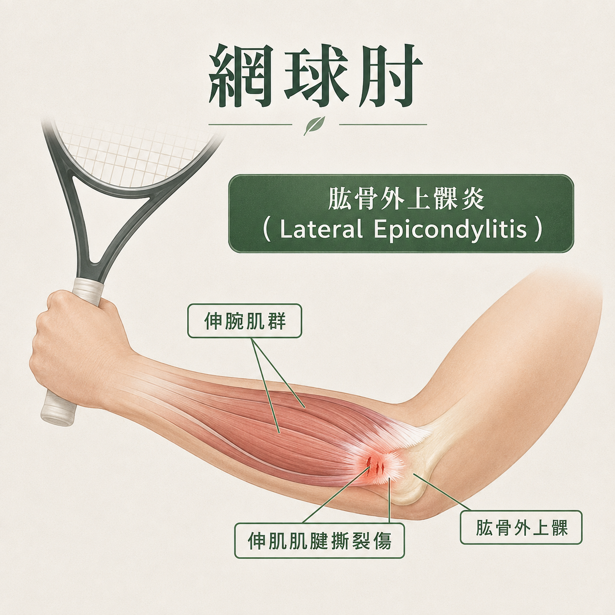 網球肘復健運動